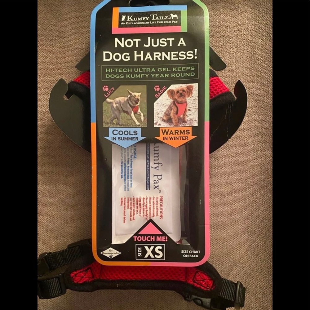 Kumfy Tailz™ Warming/Cooling Dog Harness - Size XS